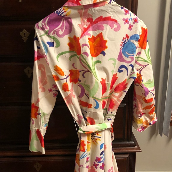 Zara Multicolor Floral Dress - Picture 6 of 6